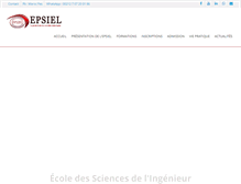 Tablet Screenshot of epsiel.net